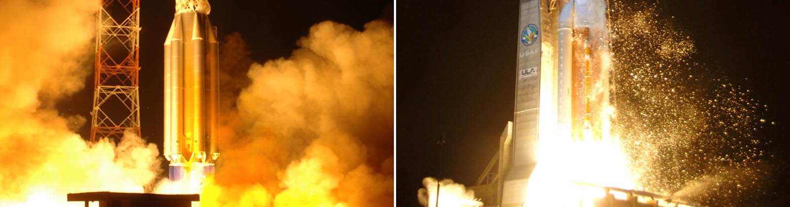 Lancement de la fusée Proton et de la fusée Atlas