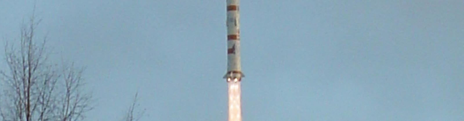 Lancement d'une fusée Kosmos