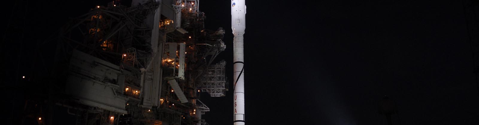 La fusée Ares I-X au Kennedy Space Center