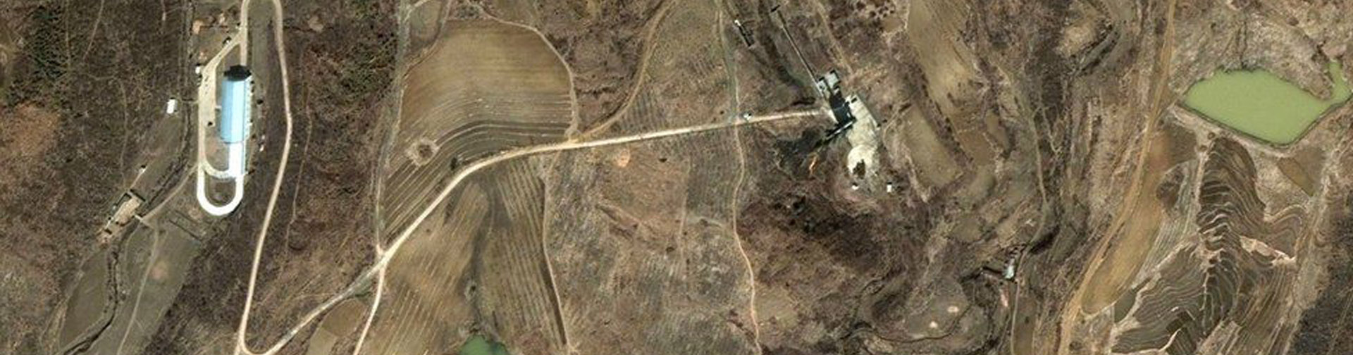 Site de lancement de Tonghae vu par satellite