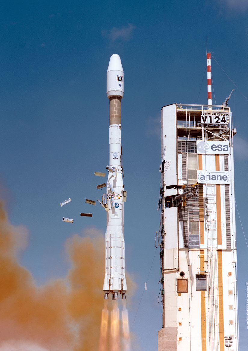 Lancement de la fusée Ariane 40