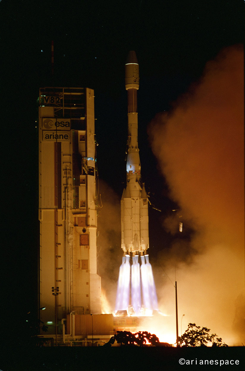 Lancement de la fusée Ariane 44L