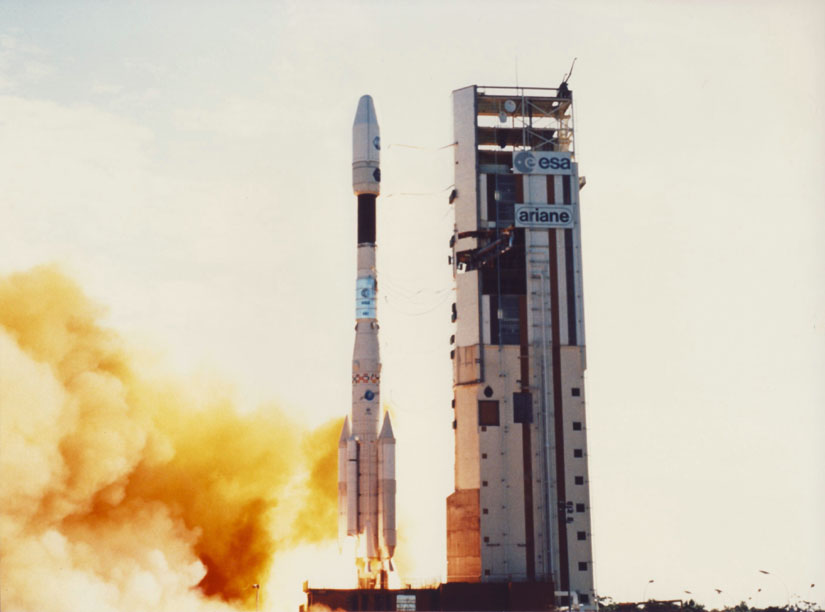 Lancement de la fusée Ariane 44LP