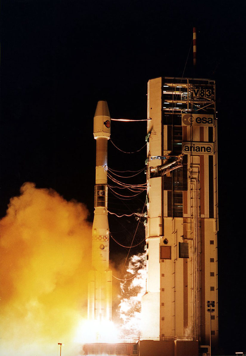 Lancement de la fusée Ariane 44P