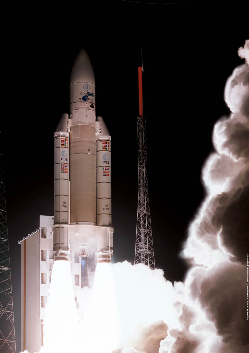Lancement de la fusée Ariane 5G