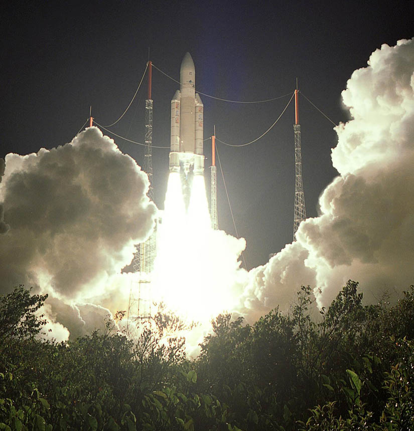 Lancement de la fusée Ariane 5G+