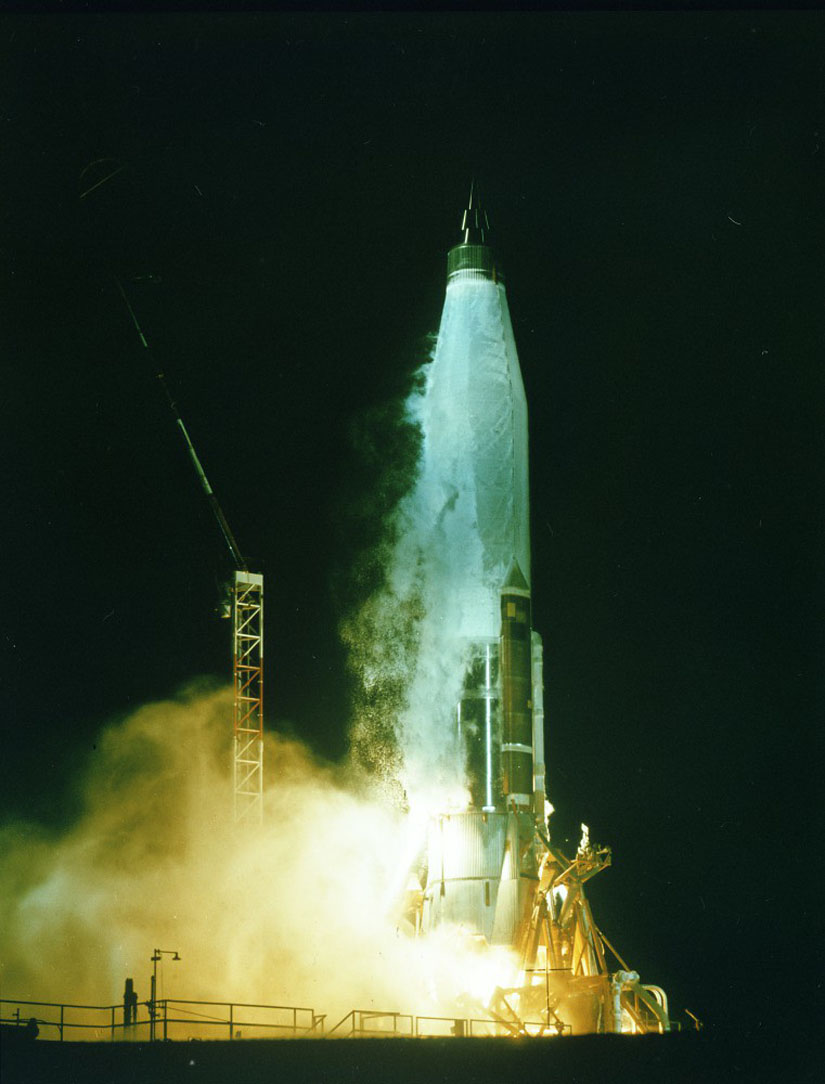 Lancement de la fusée Atlas B