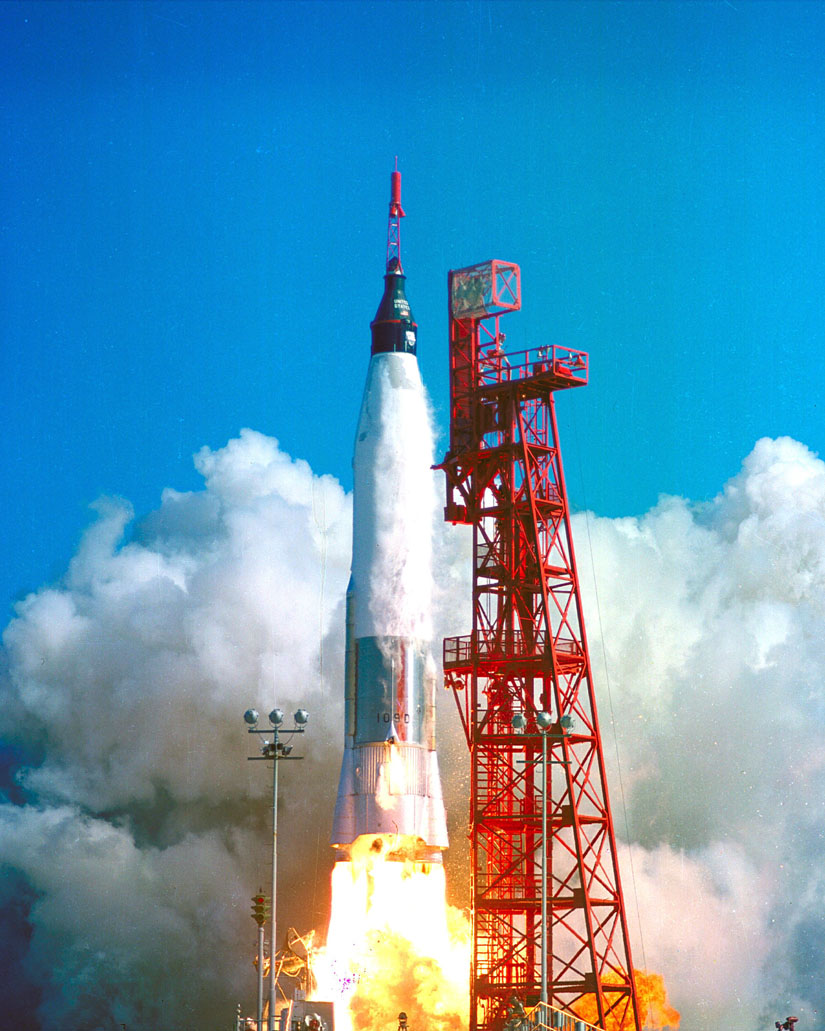 Lancement de la fusée Atlas D Mercury