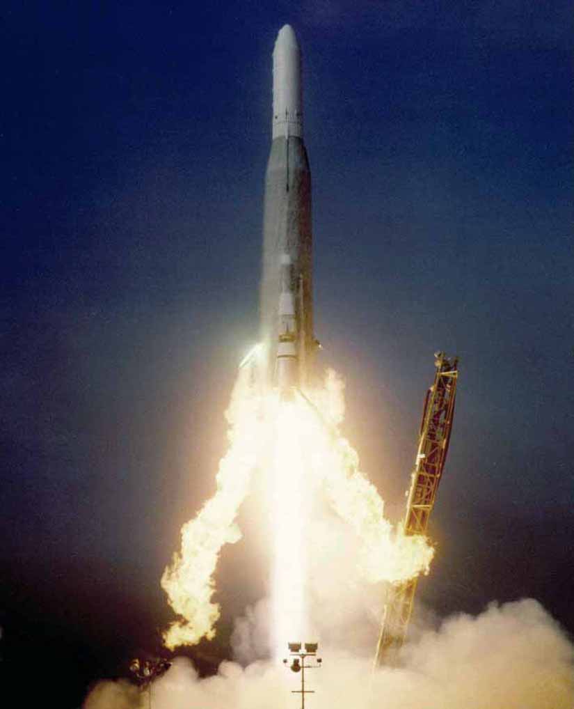 Lancement de la fusée Atlas E Altair 3A