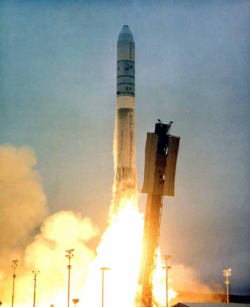 Lancement de la fusée Atlas F Agena D