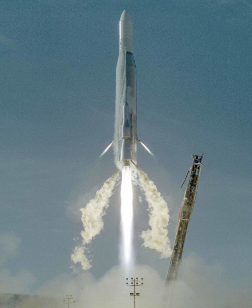 Lancement de la fusée Atlas E MSD / Atlas F MSD