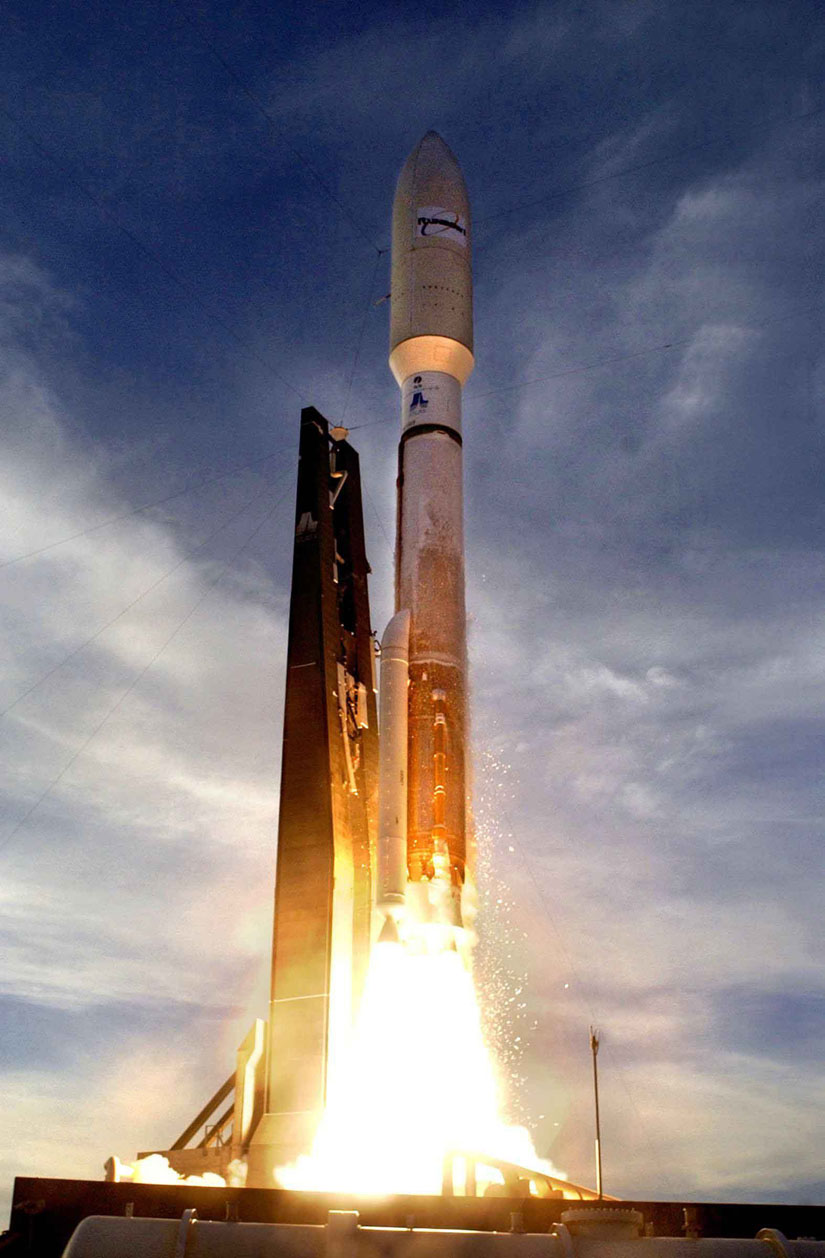 Lancement de la fusée Atlas V/521