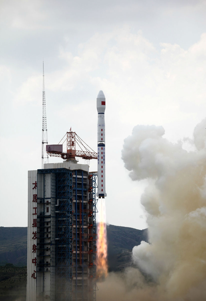 Lancement de la fusée Chang-Zheng 4B