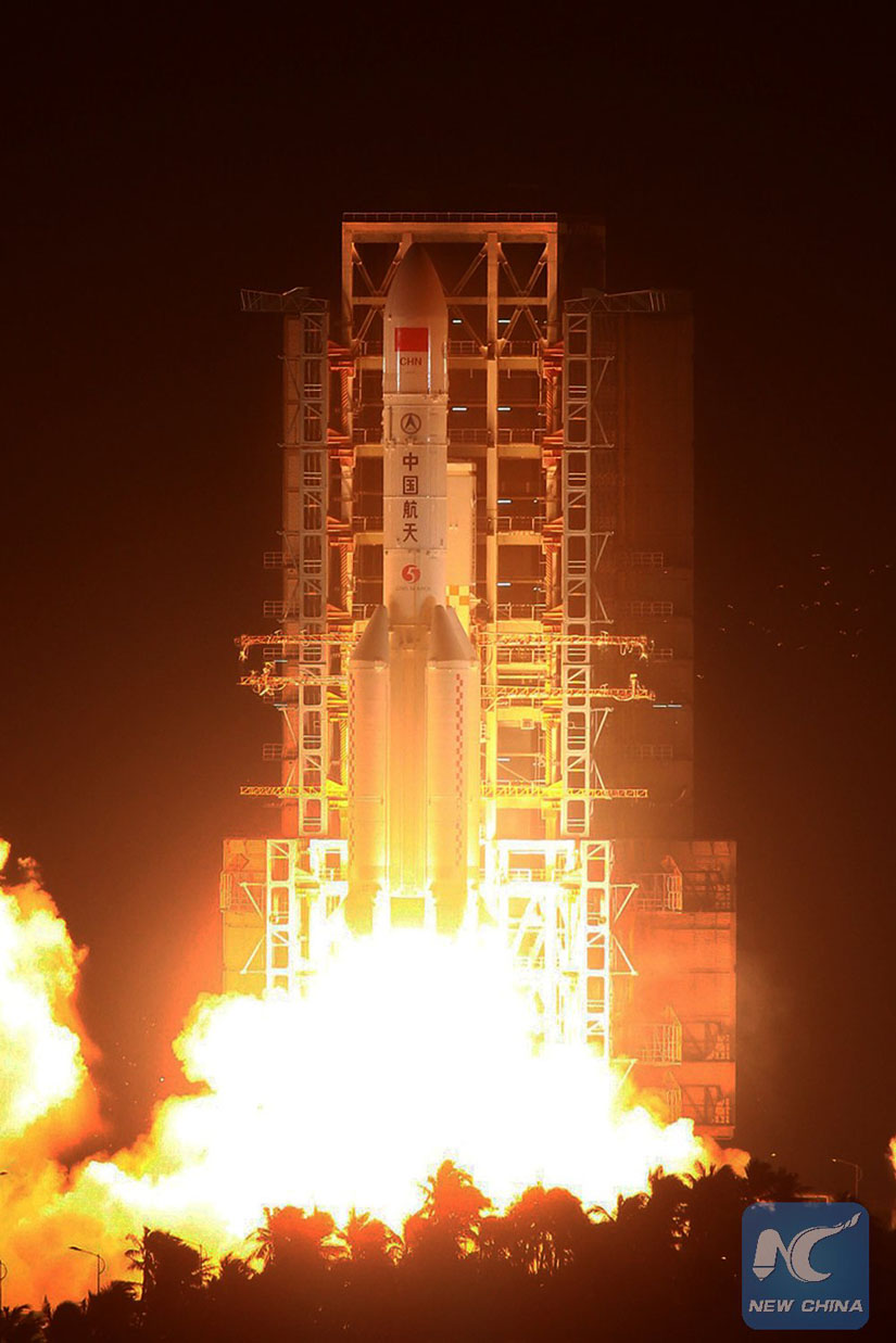 Lancement de la fusée Chang-Zheng 5