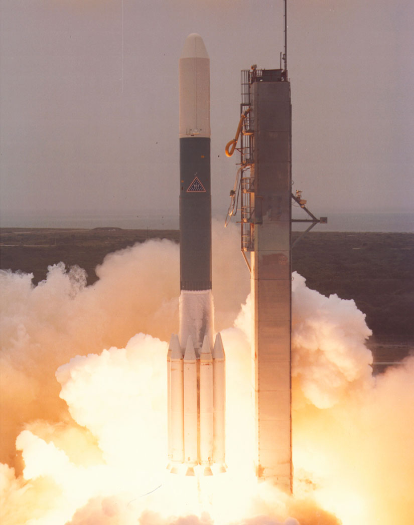 Lancement de la fusée Delta 3910