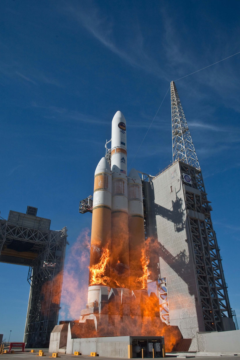 Lancement de la fusée Delta IV Heavy