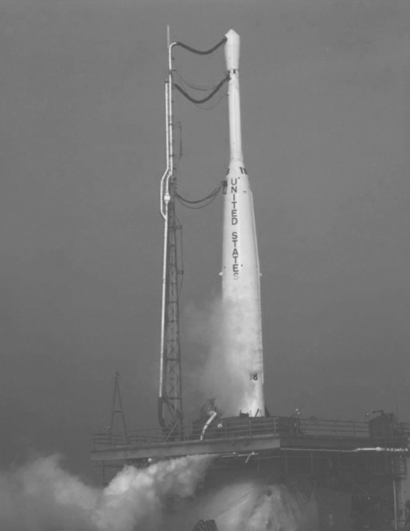 Lancement de la fusée Delta B