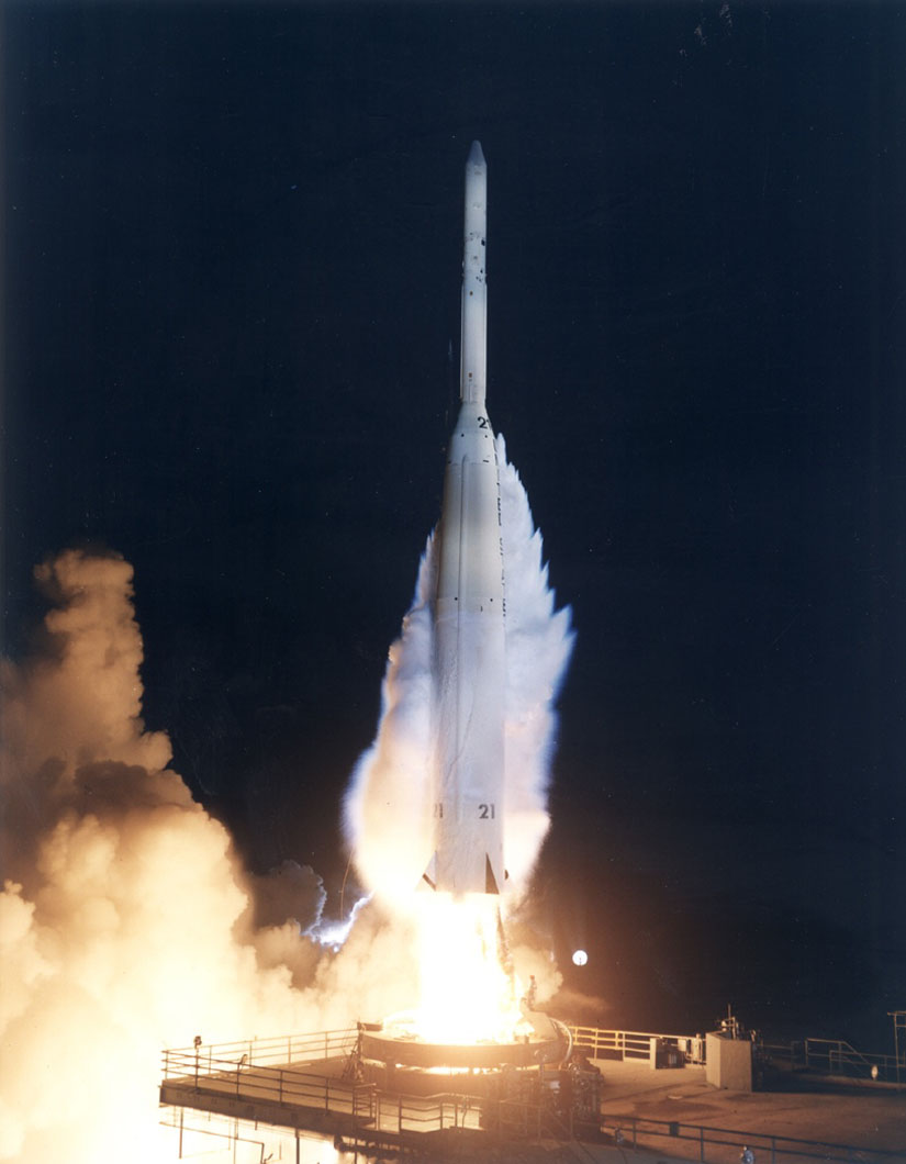 Lancement de la fusée Delta C