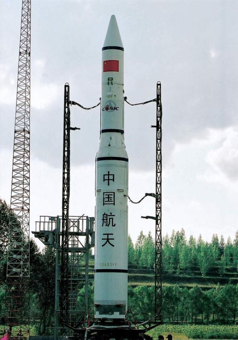 La fusée Kaituozhe 1 avant son lancement