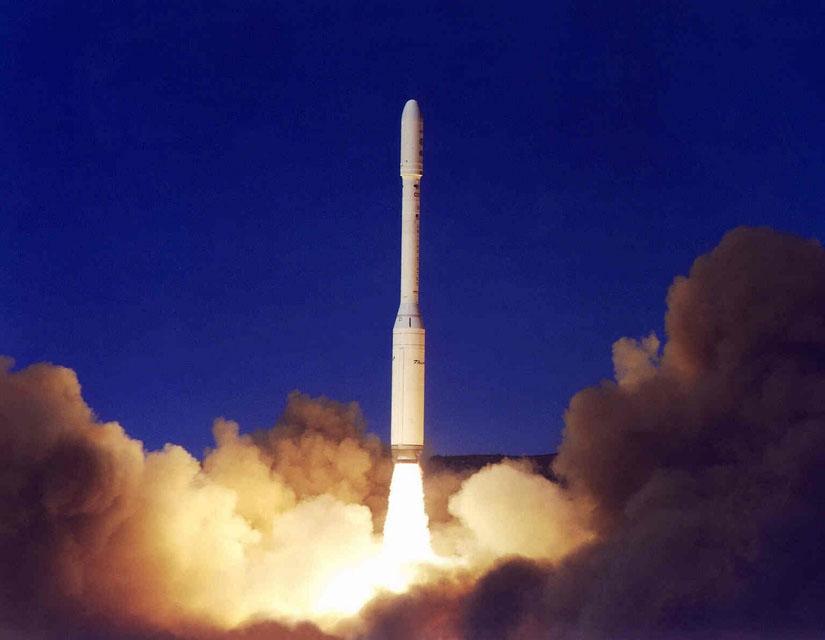 Lancement de la fusée Minotaur C/1110