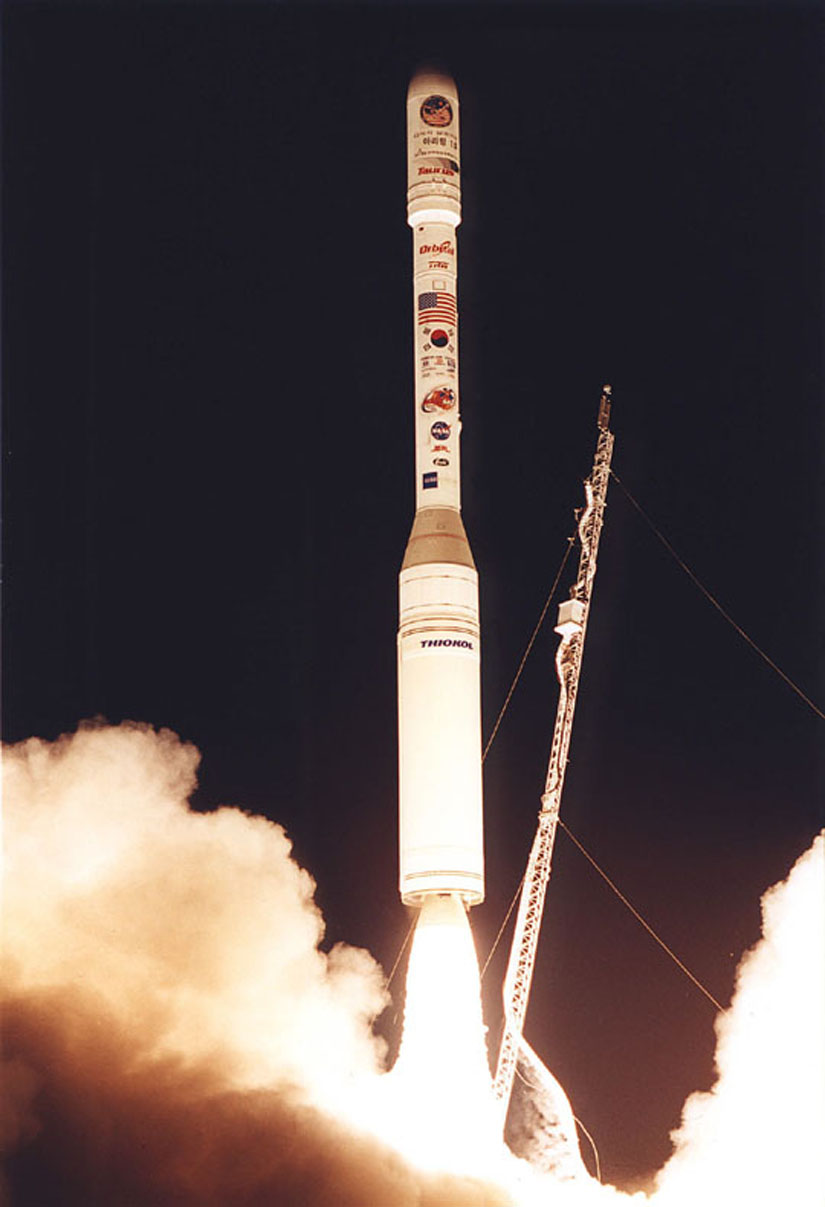 Lancement de la fusée Minotaur C/2110