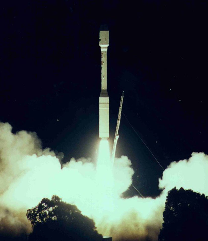 Lancement de la fusée Minotaur C/2210