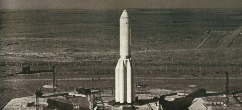 La fusée UR-500 avant son lancement
