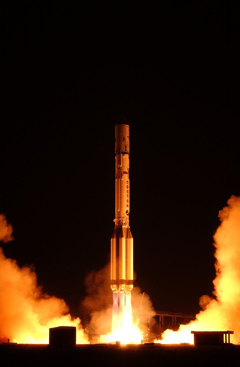 Lancement de la fusée Proton K/Briz M