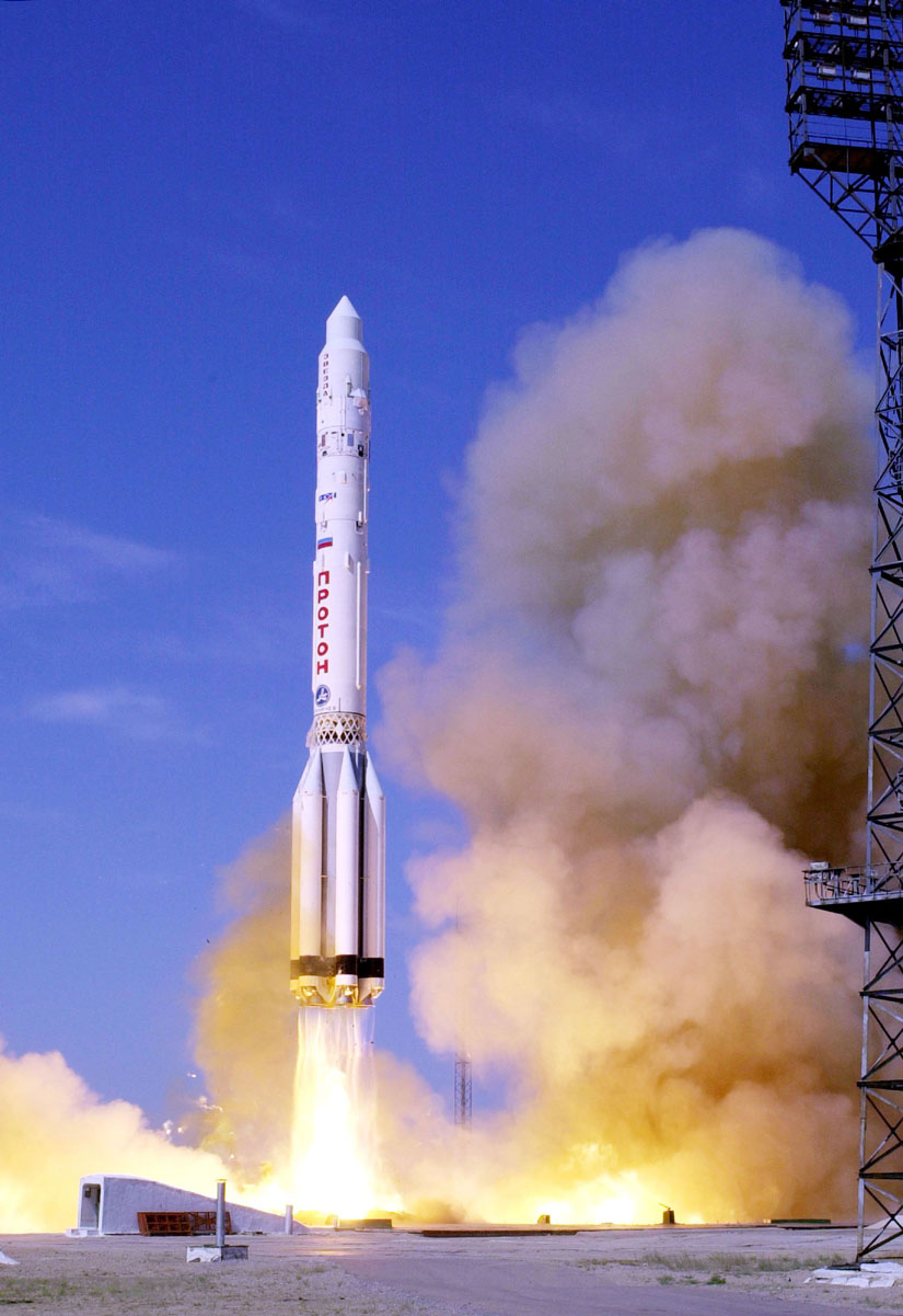 Lancement de la fusée Proton K