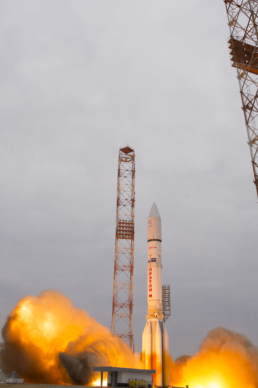 Lancement de la fusée Proton M/Briz M