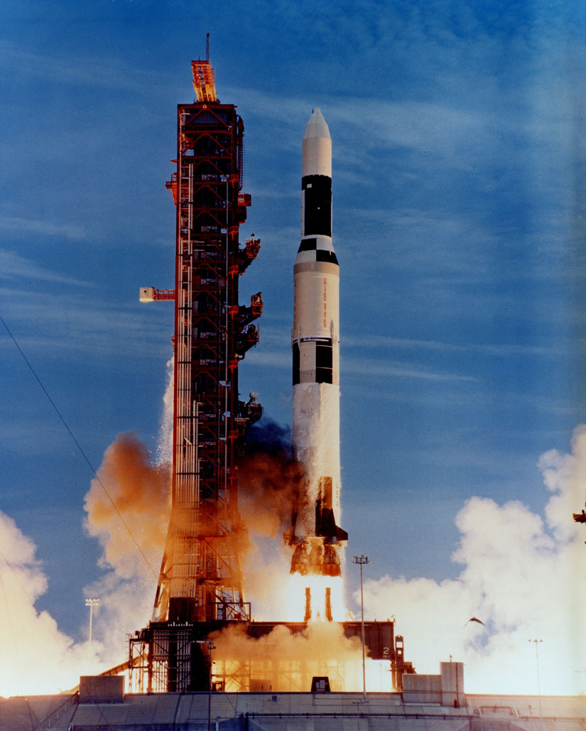 Lancement de la fusée Saturn V/Skylab