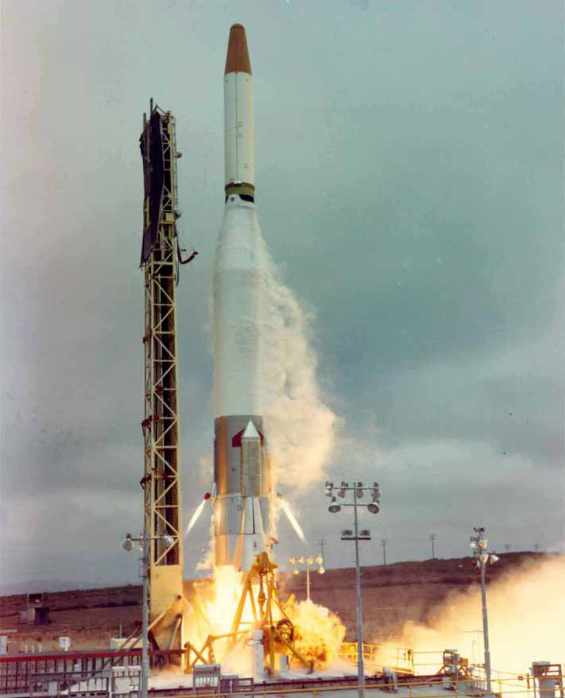 Lancement de la fusée SLV-3 Burner 2