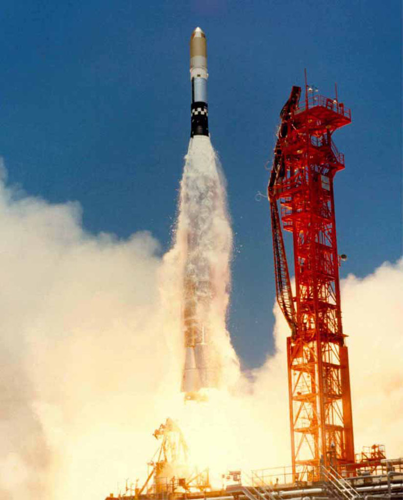 Lancement de la fusée SLV-3A Agena D