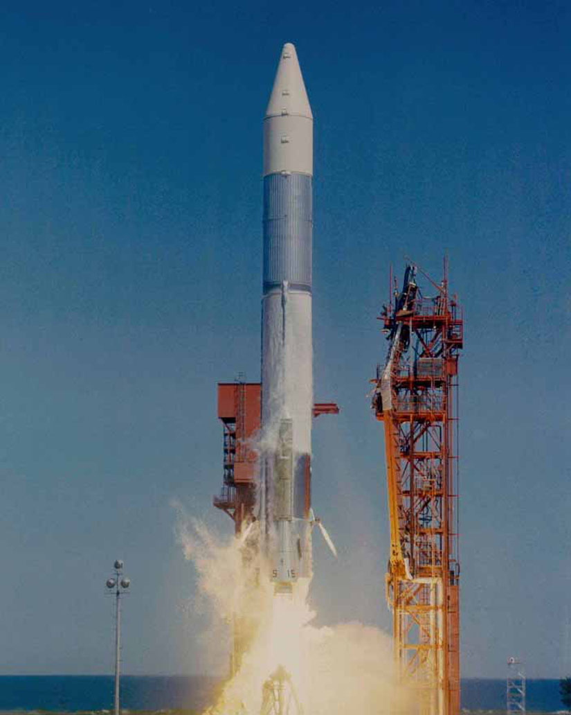 Lancement de la fusée SLV-3B Agena D