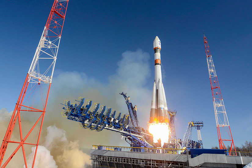 Lancement de la fusée Soyuz 2.1a