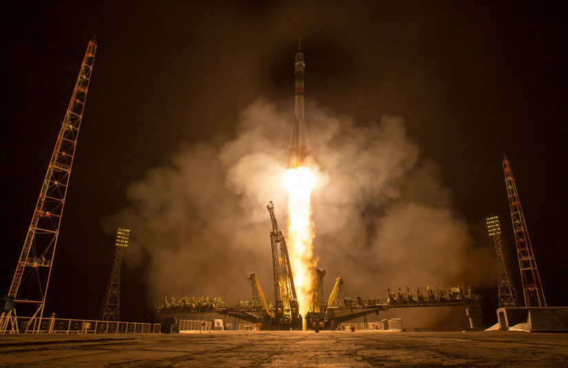 Lancement de la fusée Soyuz FG