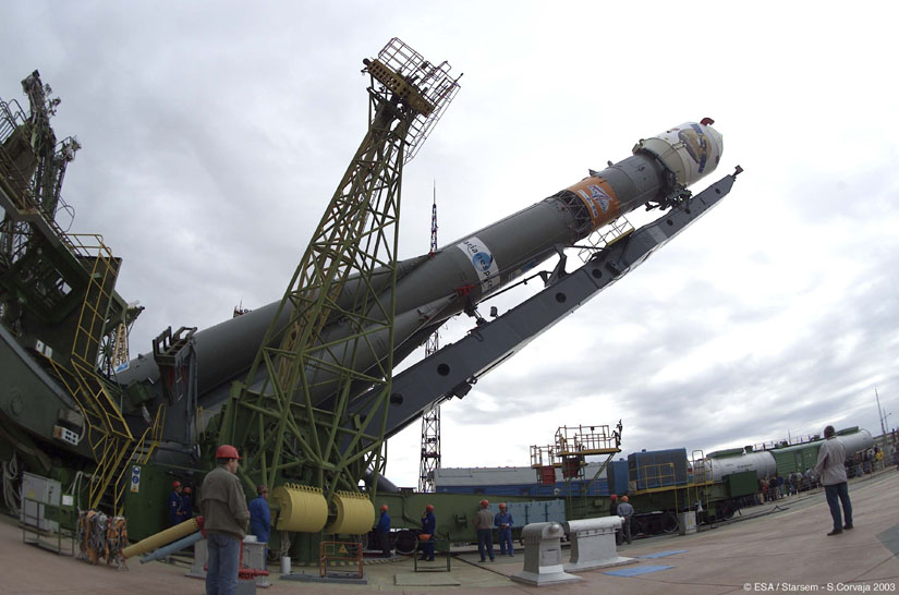 Transfert de la fusée Soyuz FG/Fregat 