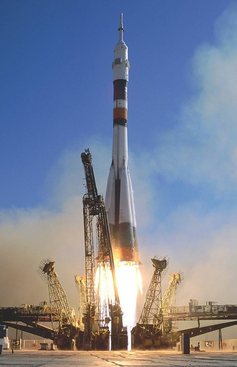 Lancement de la fusée Soyuz U2