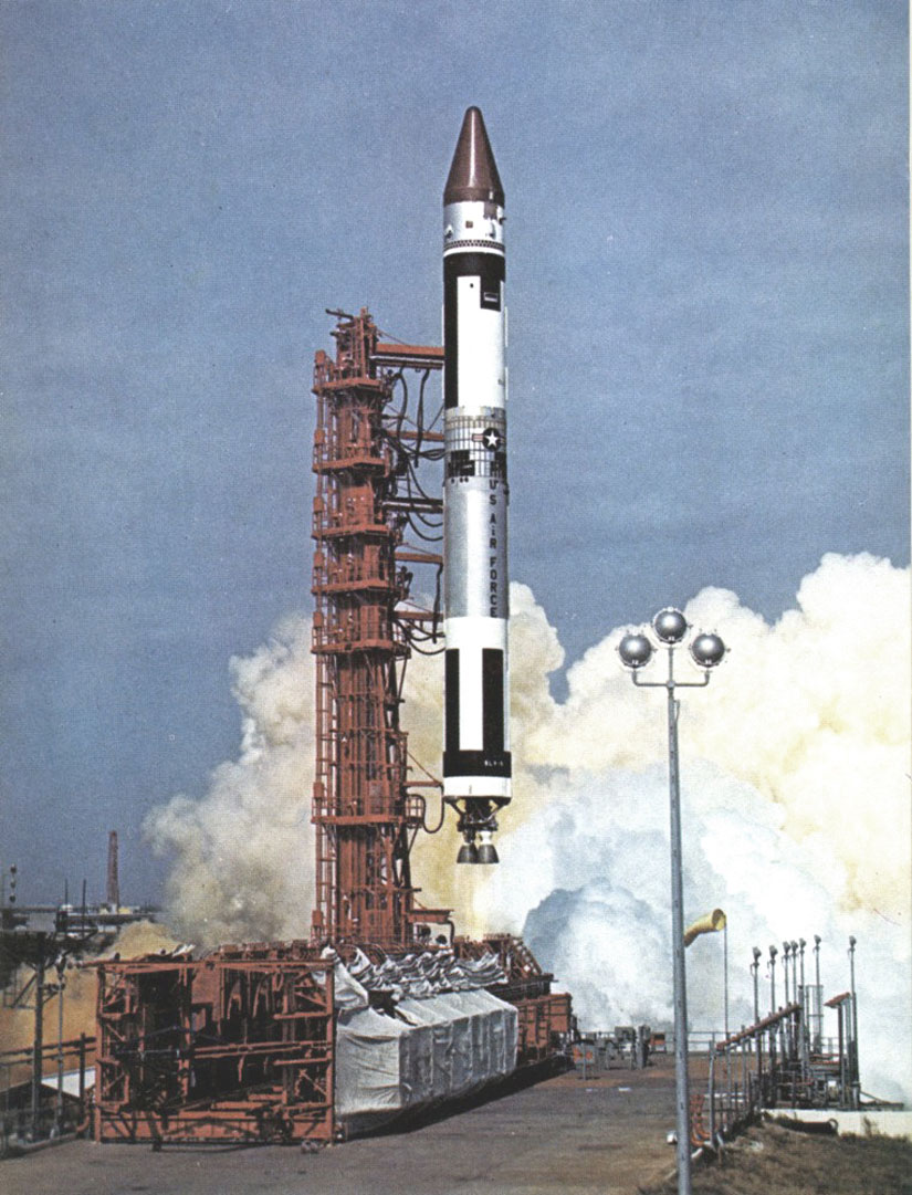 Lancement de la fusée Titan 3A