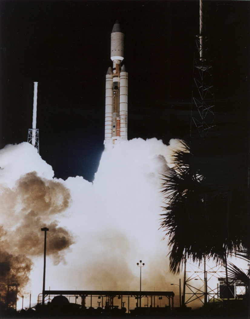 Lancement de la fusée Titan 4A IUS