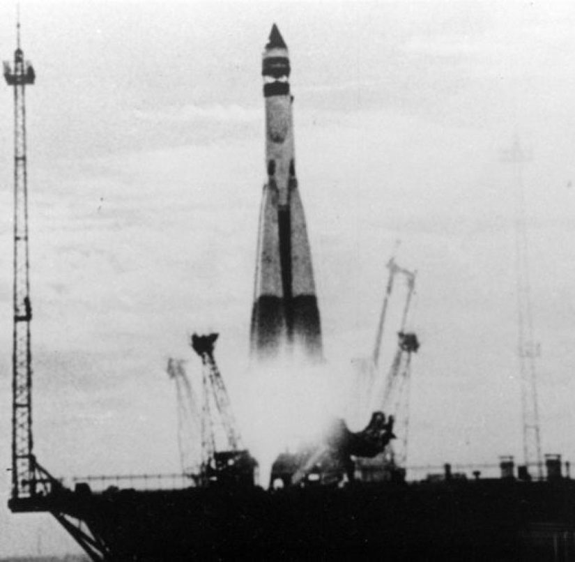 Lancement de la fusée Vostok