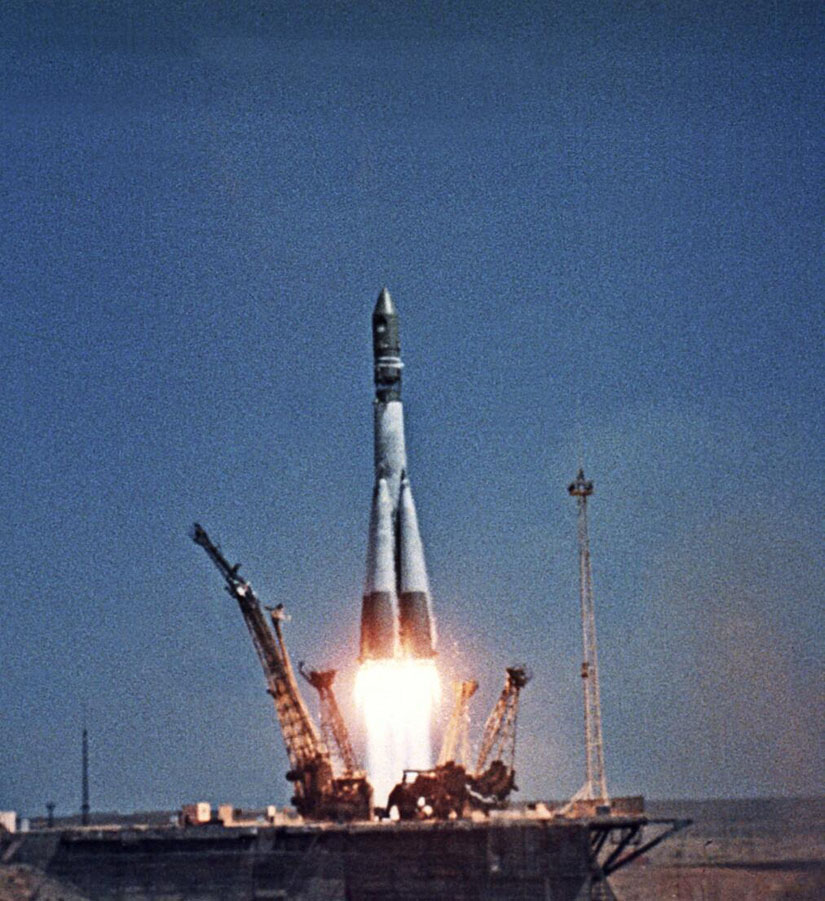 Lancement de la fusée Vostok K