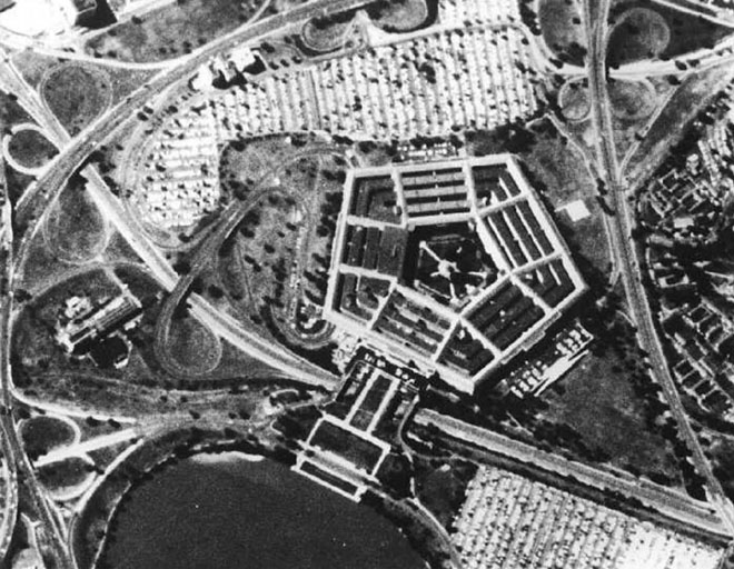Le Pentagone vu par satellite