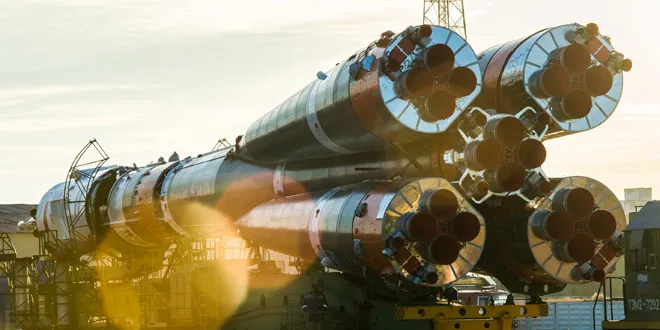 Transport d'une fusée Soyuz