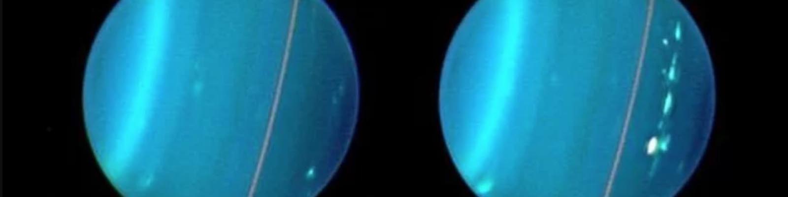 La planète Uranus par le télescope spatial Hubble