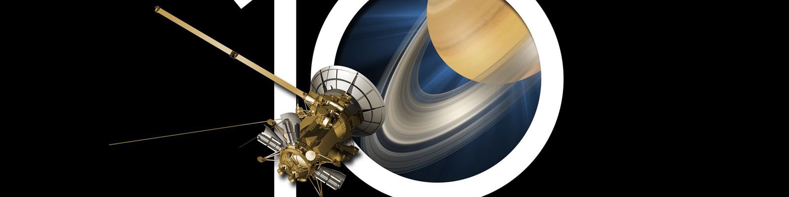 Logo pour les 10 ans de la mission Cassini