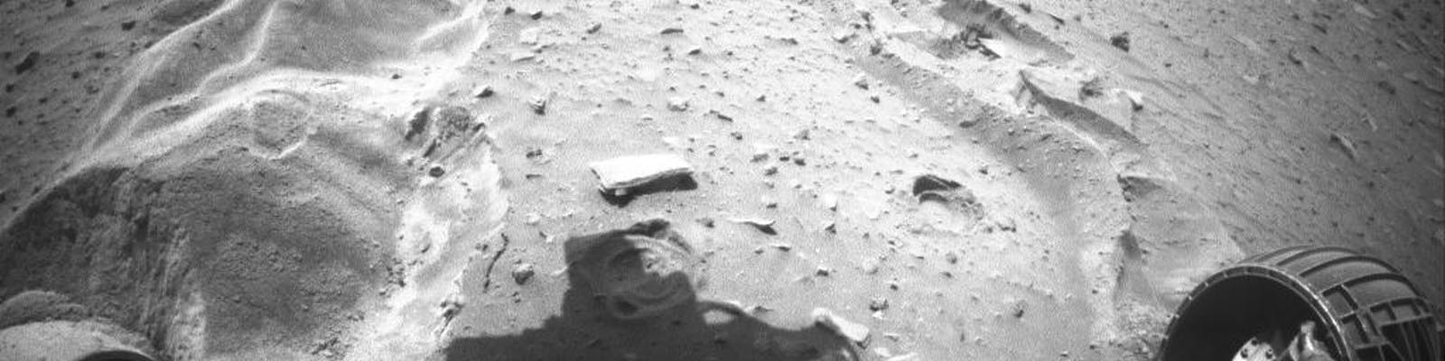 Rover Spirit bloqué dans une dune