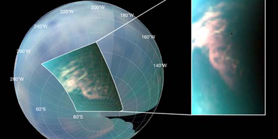 Nuages atmosphériques de Titan