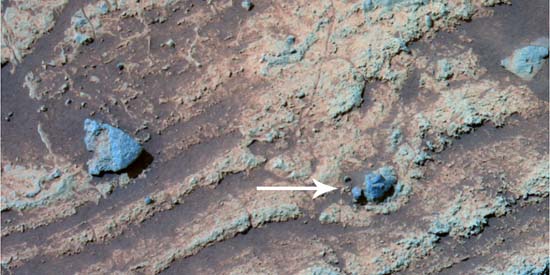 Roche volcanique martienne