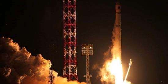 Lancement de la sonde Fobos-Grunt par la fusée Zenit